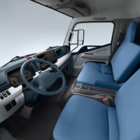 Fuso Canter Interior From Left Side